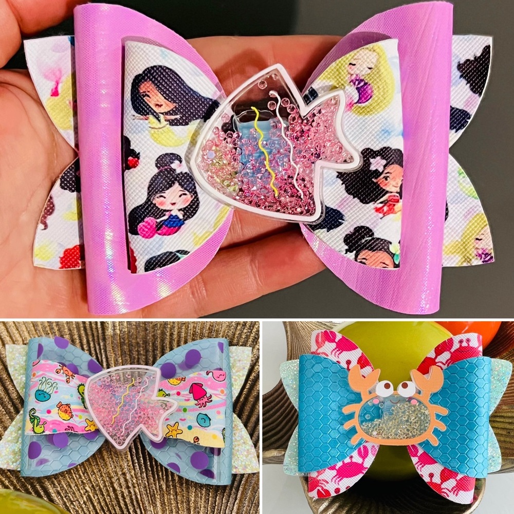 Summer shaker Hair clip 🦀🧜‍♀️🐠